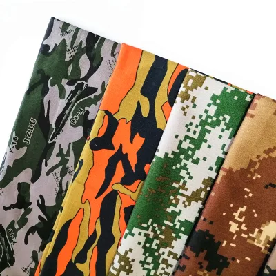 2022 tessuto in twill laminato traspirante impermeabile in camouflage per Uniformi