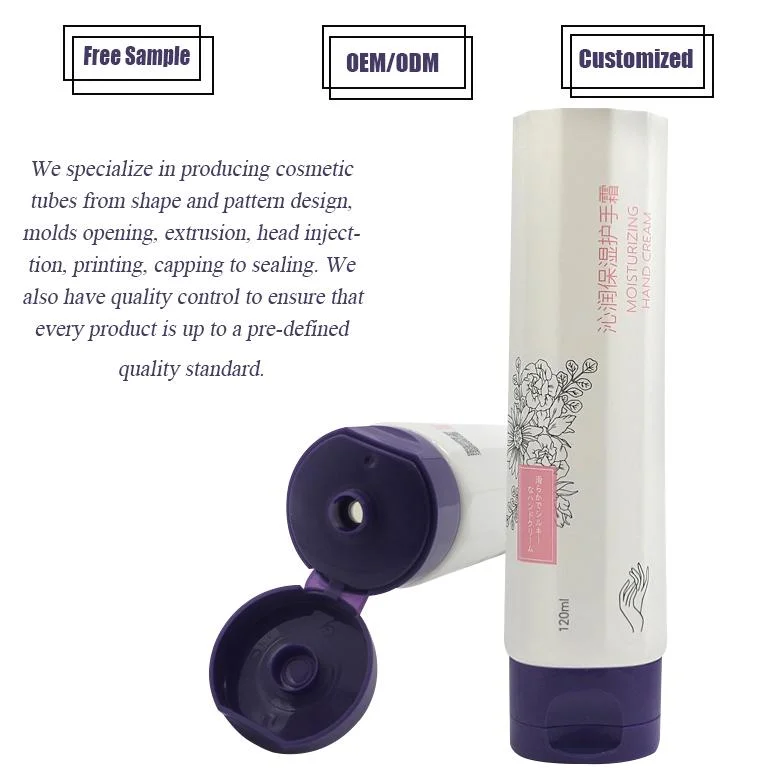 50ml 100ml 120ml Hand Cream Tube Cosmetic Tube Package