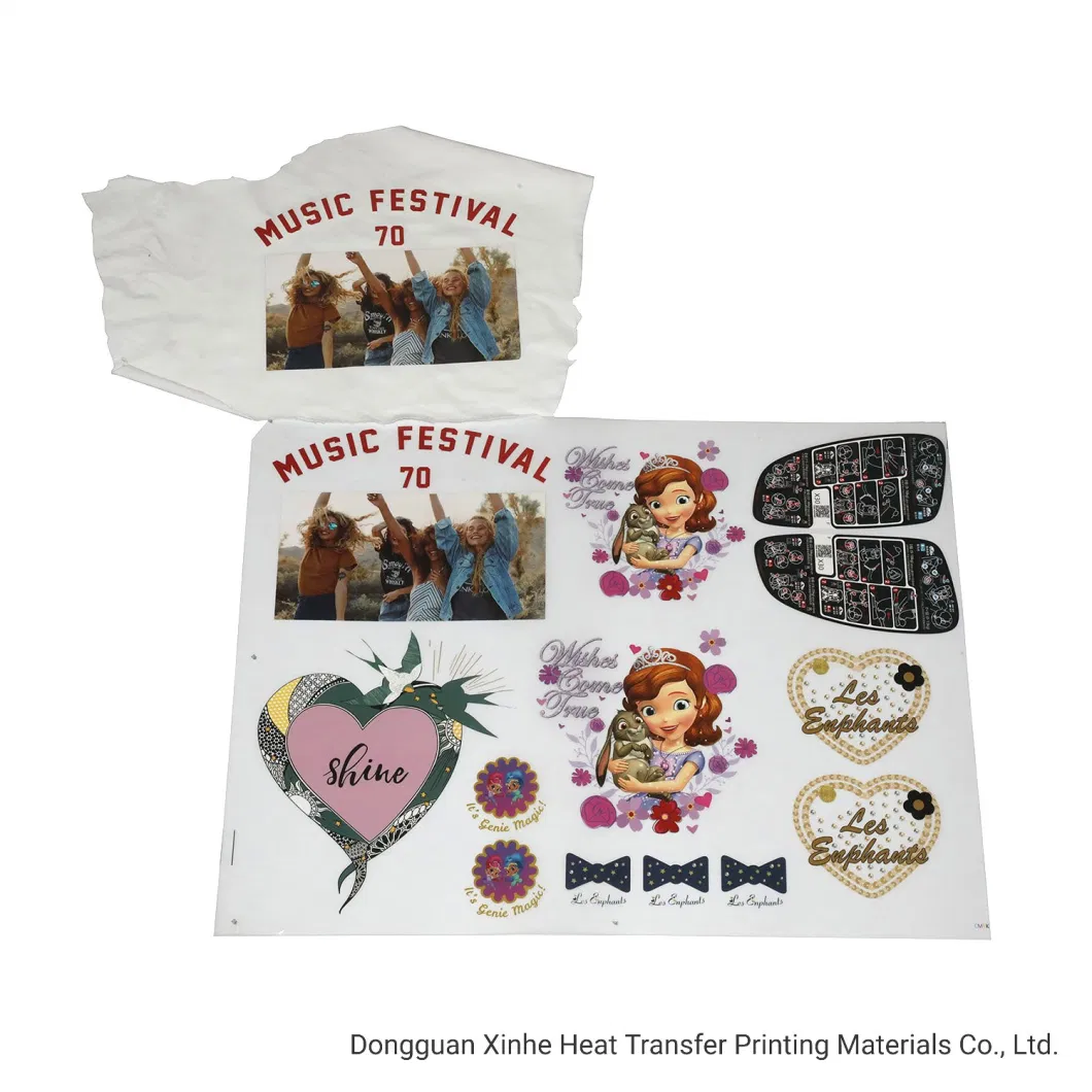 Graphic Design Heat Transfer Film Heat Transfer Pet Film Printing of Garment Fabric Patterns