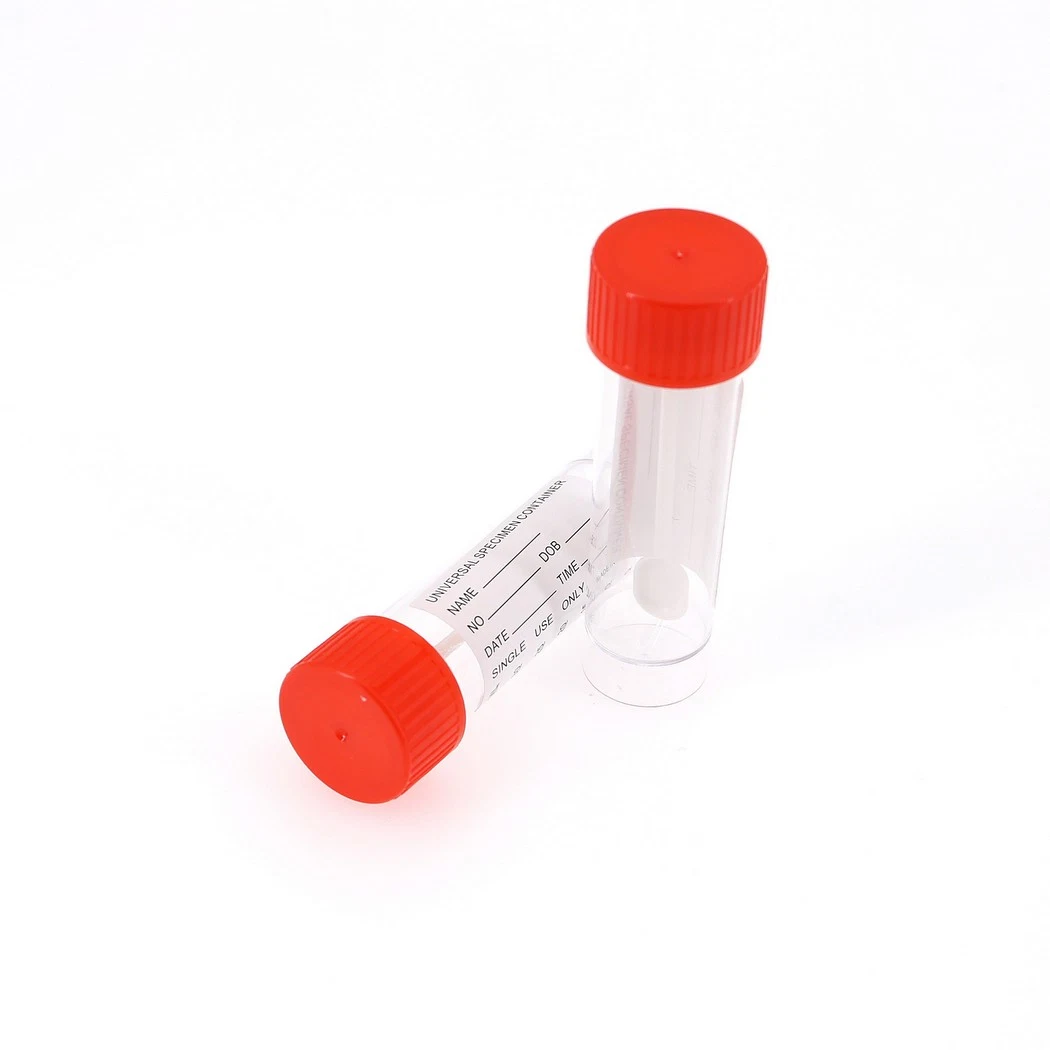 Individual Package/ in Bulk Disposable Specimen Sample Collection Container with Spoon