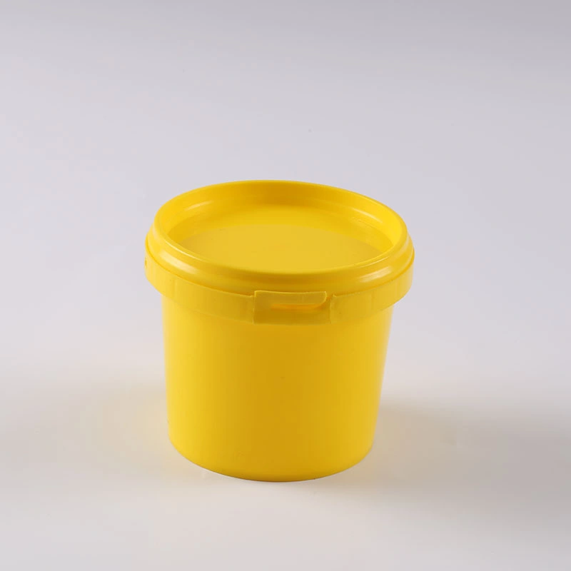 Custom Iml Printing Transparent Small Butter Ice Cream Candy Plastic Round Custom Printed Bucket with Lid