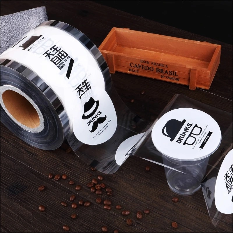 Sample Basic Customization Plastic Drinks Cup Heat Sealing Packaging Film