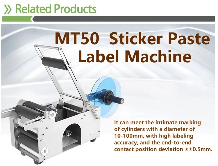 Semi Automatic Manual Adhesive Sticker Labeling Machine Round Adhesive Sticker Label Applicator