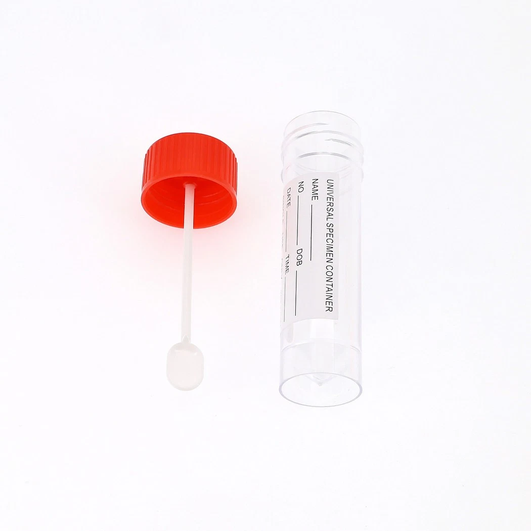 Individual Package/ in Bulk Disposable Specimen Sample Collection Container with Spoon