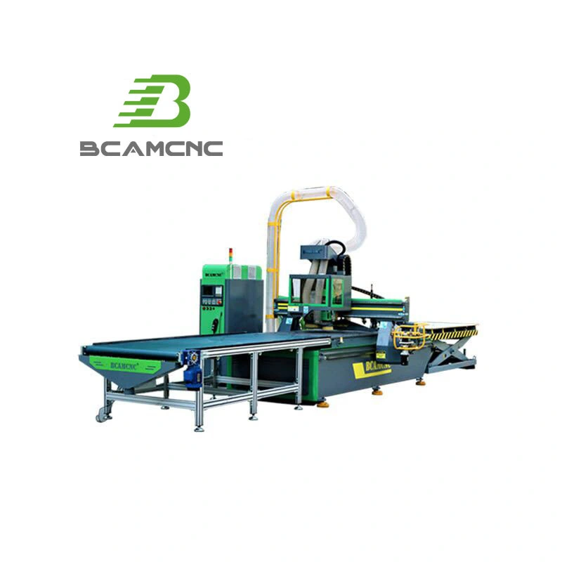 Position Loading Loading Unloading Automatic Nesting CNC Machine Center with Labeling Atc CNC