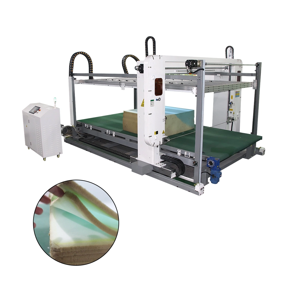 Economical Price High Speed Horizontal Knife Sponge Slicing Machine Foam Cutter