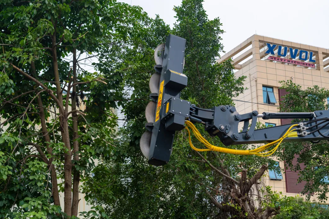 90 Degree Swing Tree Shear with 4 Saw Discs Easy to Cut Branch Tree Trimming Cutting Machine