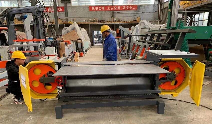 CE Approved Horizontal Wood Pallet Splitting Cutting Dismantling Machine