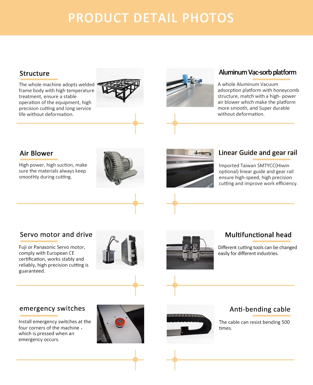 Knife CNC Cutting Machine for Polyurethane Foam