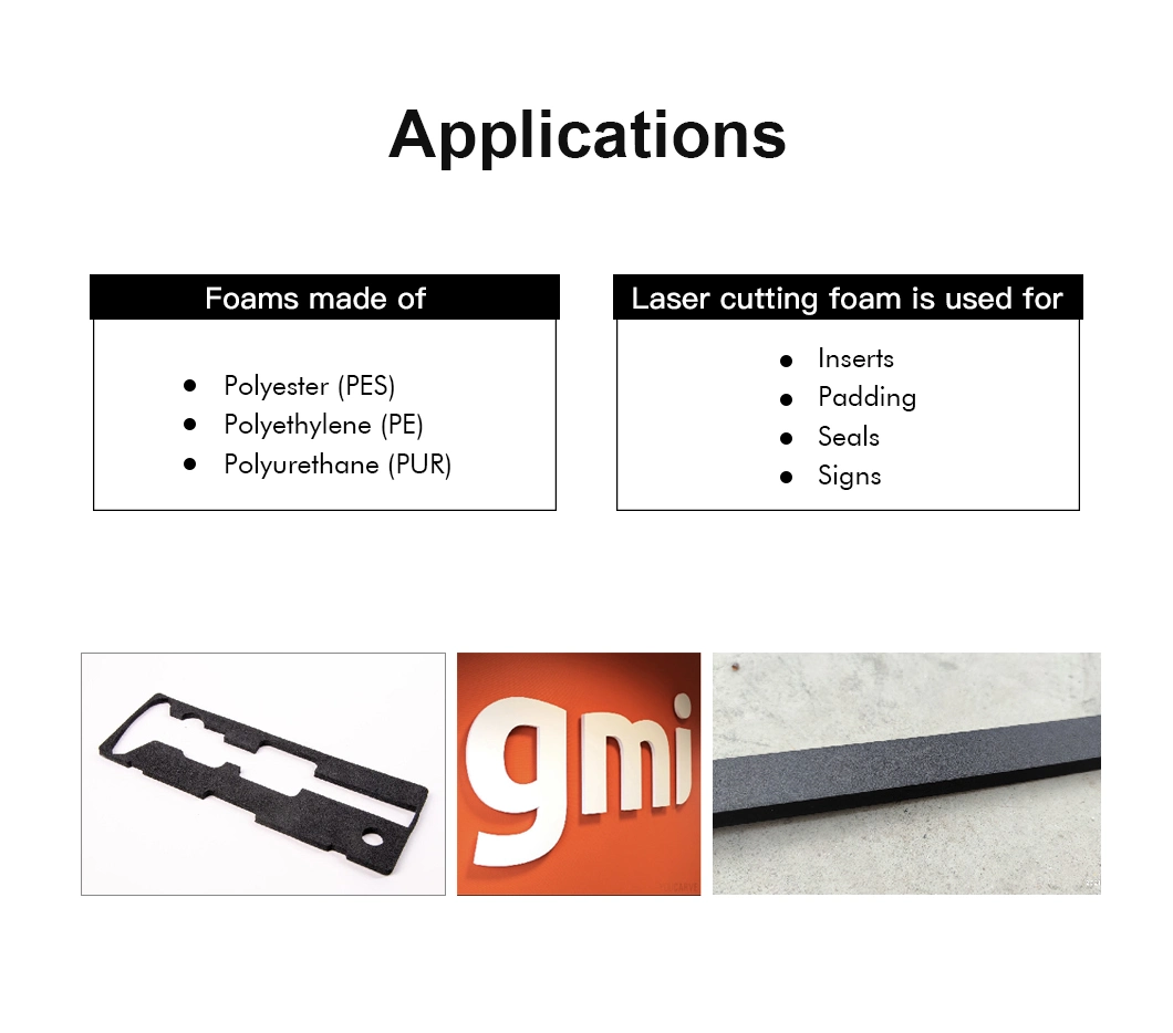 Foam Laser Cutting Machine for Inserts Padding