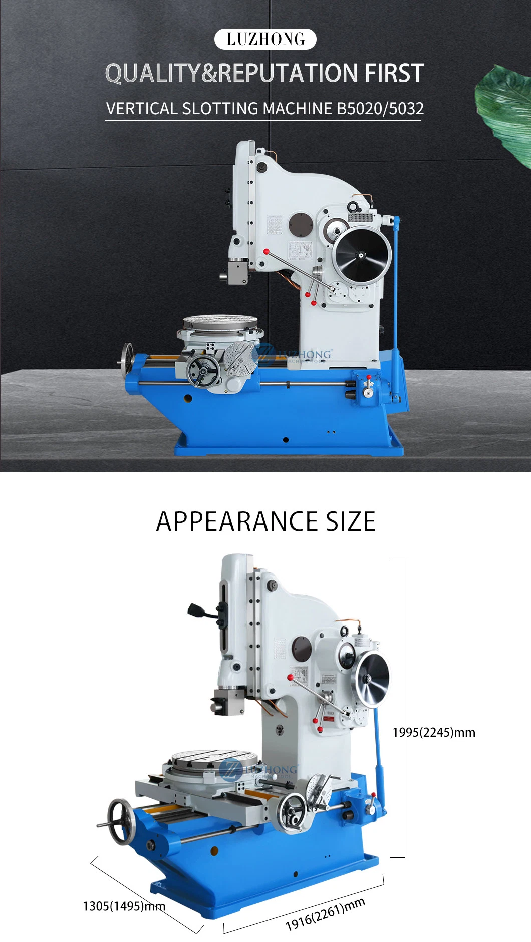 Factory slotting machine B5032 slotting machine price