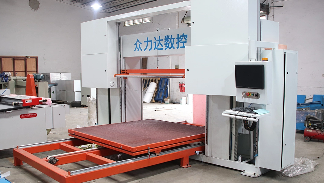 Professional CNC Machinery Production CNC Circular Contour Mattress Foam Cutting Machine