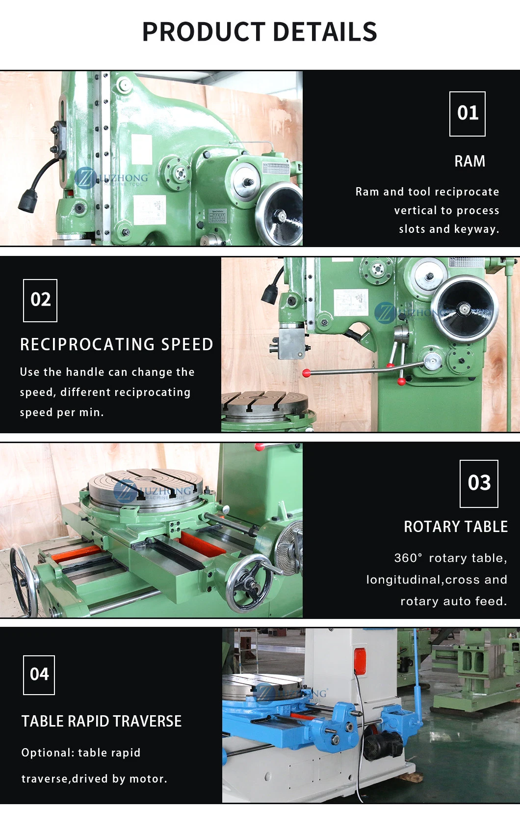 Big slotting machine B50100 B50125 slotting machine manufacturer