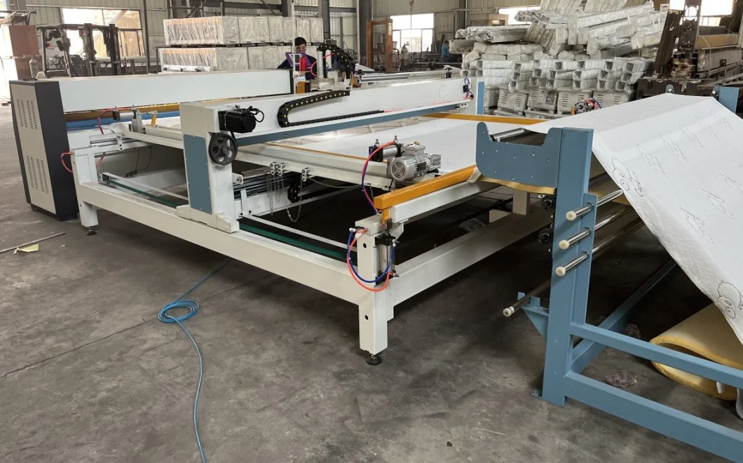 Industrial Sponge Mattress Multi-Pattern Computerized Continuous Single Needle Mattress Quilting Cutting Machine