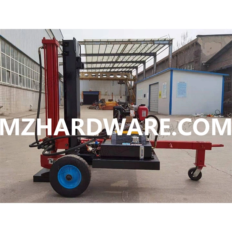 Large Branch Log Segment Electric Splitting Machine Horizontal Wood Splitting Machine