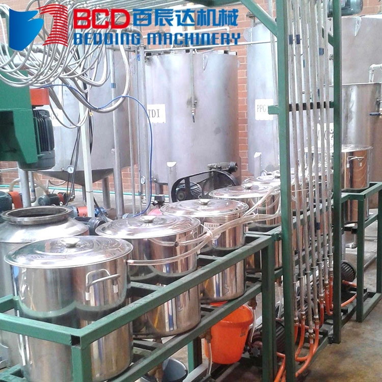 Continuous Batch Latex PU PVC Foam Board Production Machine Line