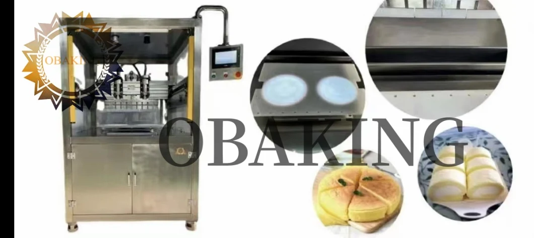 Turnkey Project Central Bakery Factory Equipment Automatic Cake Production Line Sonic Cutter