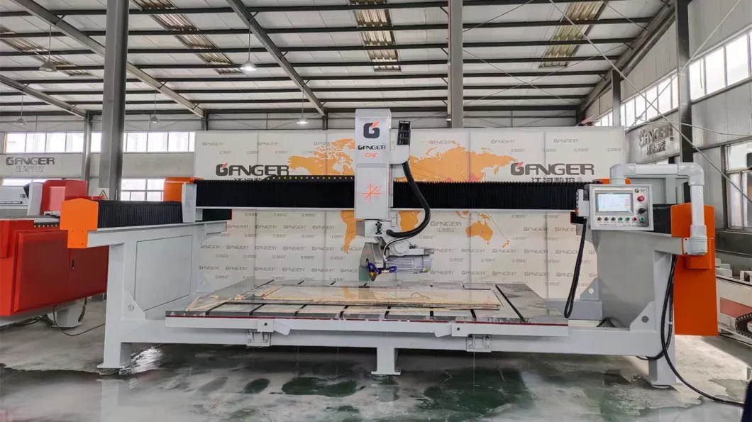 Cheap Price 4 Axis CNC Gq-350 Automatic Marble Granite Bridge Saw Stone Cutting Machine for Horizontal Vertical Cutting