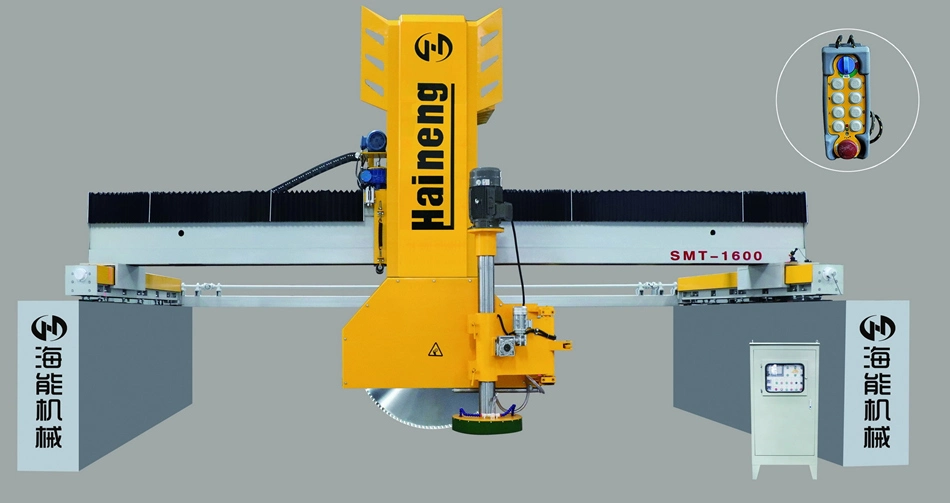 Double Blade Marble Stone Cutting Machine with Horizontal Blade Bridge Saw Cutter for Cutting Marble Sandstone Limestone Machine