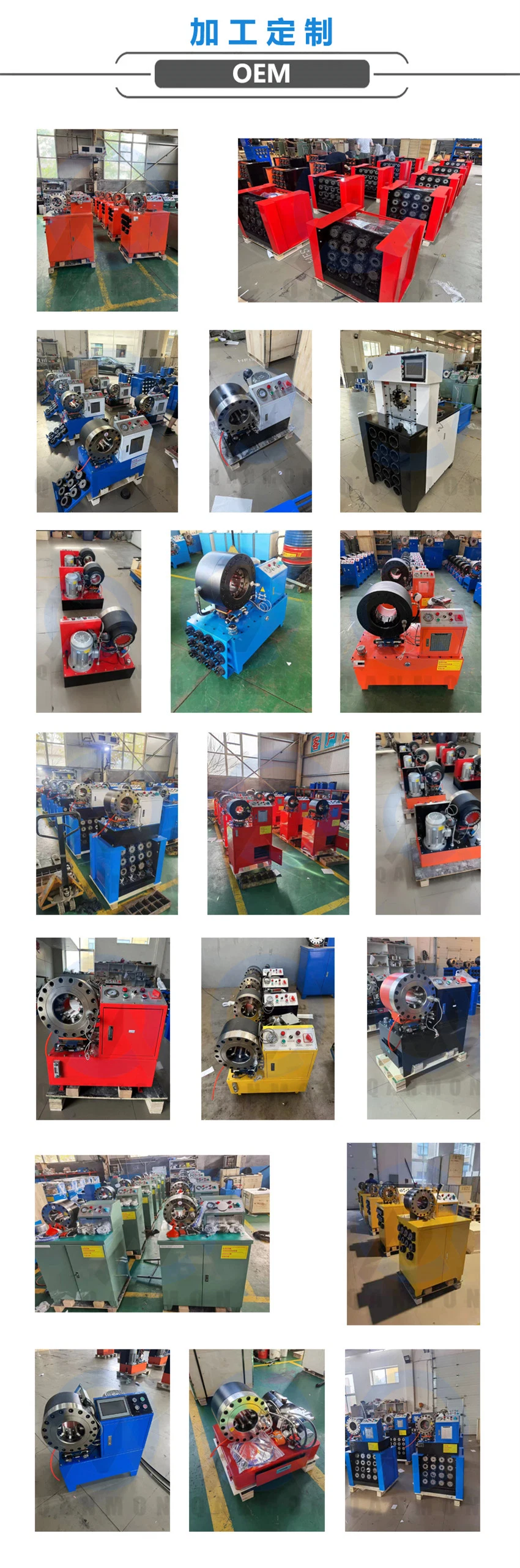 Popular Production 2&quot;4-51mm Hydraulic Hose Cutting and Stripping Machine Automatic Vertical Hydraulic Hose Pipe Crimper Swaging Machine Steel Pipe Manufacturers