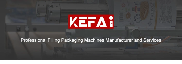 Kefai Horizontal Flow Wrapping Pillow Type Bread Cookies Biscuit Wafer Packaging Machine