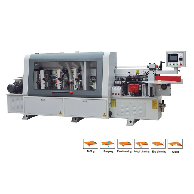 Wood Panel Machinery Auto Edge Banding Machine for PVC MDF Sofa Legs Headboards End Cutting