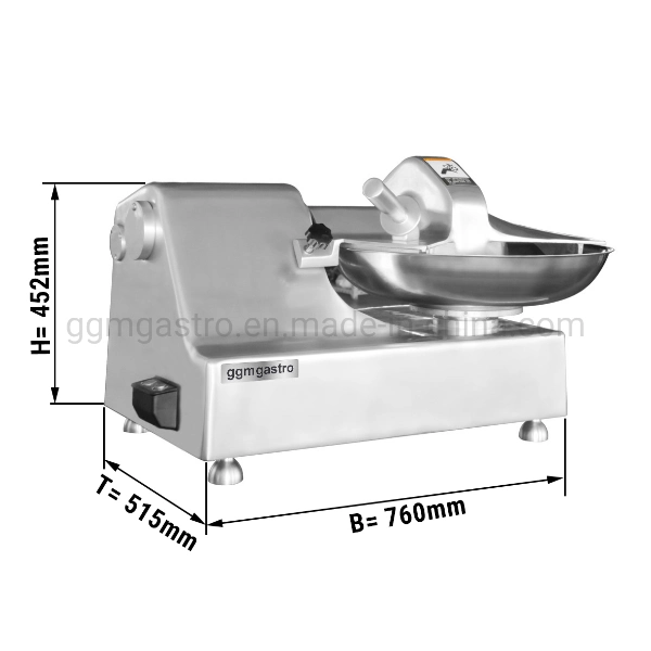 Safety Blade Meat Bowl Cutter Machine Horizontal Cutter