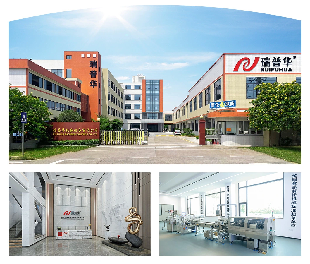 Biscuits Bread Bread Cake Full Servo Motor Controlled Autoamtic Snack Bakery Food Packaging Machine Manufacturer