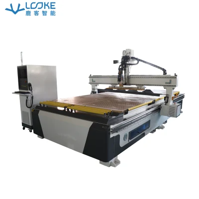 1325 1530 2030 2040 Máquinas de corte, tallado, grabado y fresado en madera en 3D. Precio de máquina de enrutador CNC de 4 ejes y 5 ejes con cambio automático de herramientas para madera, MDF, muebles y puertas.