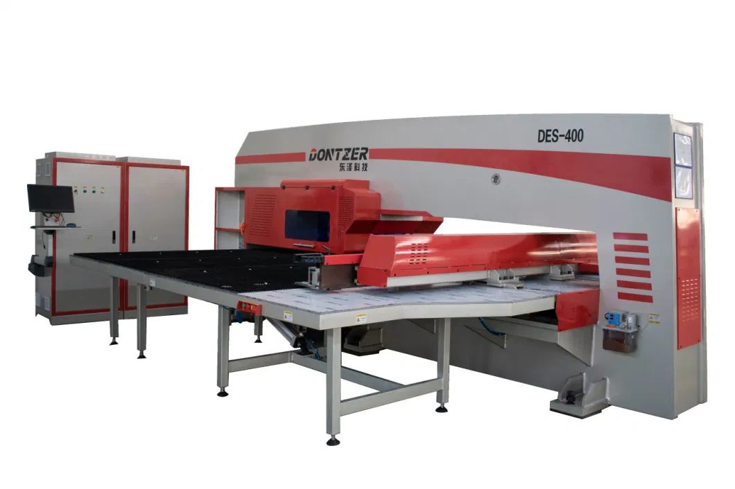 2500* 1500mm 6.35mm Metal Thickness Turret Stamping Metal Sheet CNC Press Punch Cutting Machine for Aluminum Copper Stainless Steel Furniture