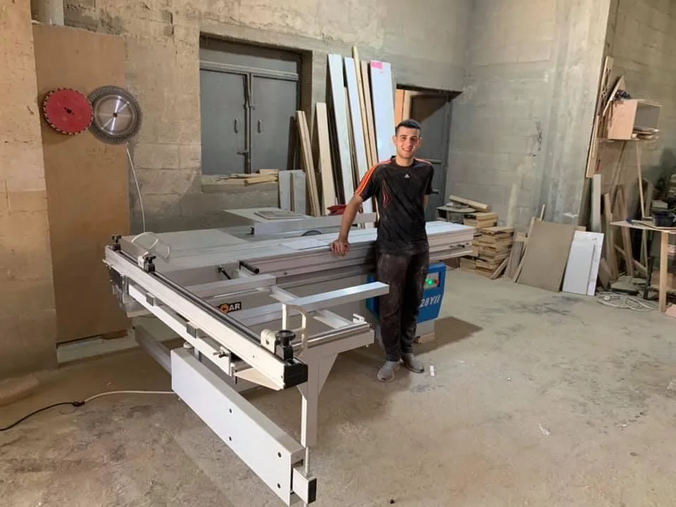 ZICAR woodworking furniture mdf pvc wood cutting machine sliding table panel saw