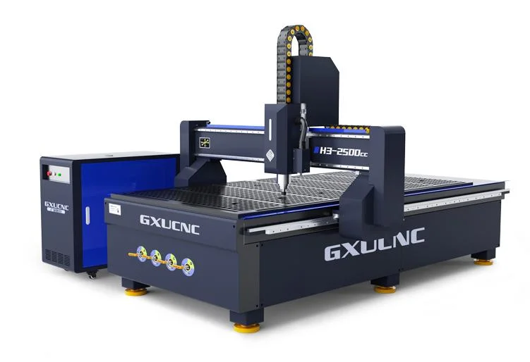 Gxu Advertising Industry Acrylic Wood Plastic PVC Foam Board Cutting CNC Router Machine