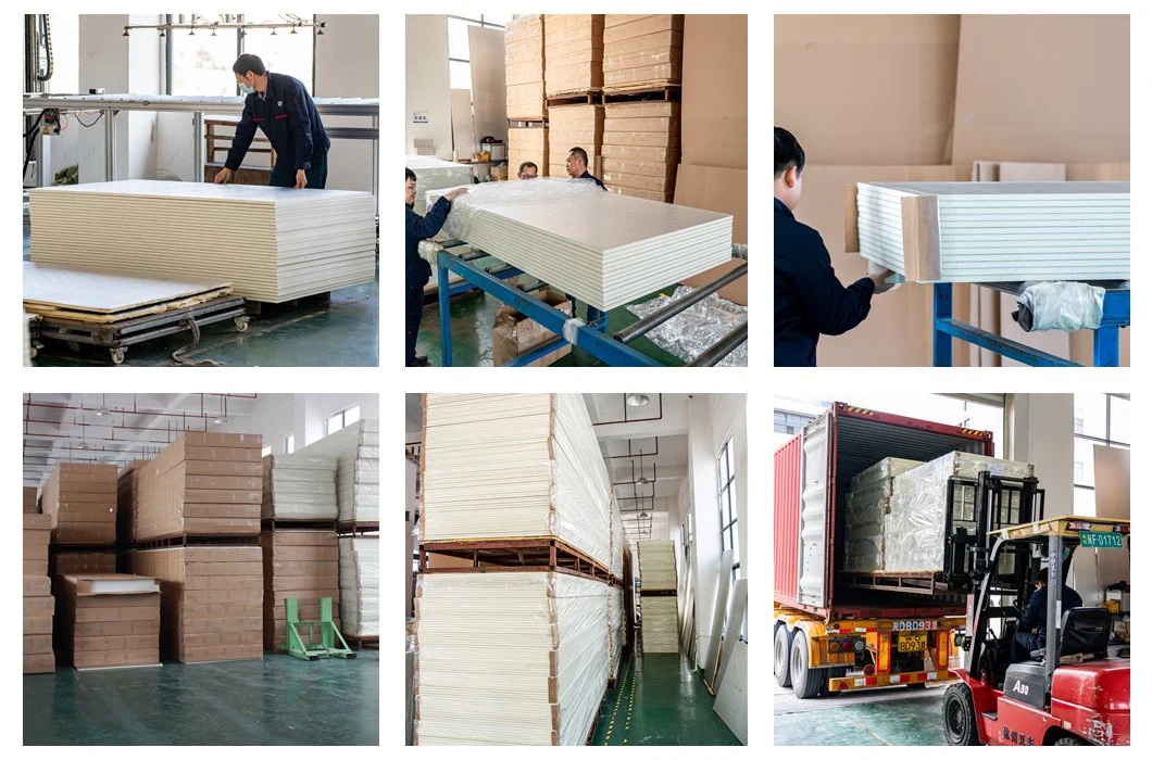 20mm Polyurethane Foam Sandwich Panels with Aluminum Polyurethane Insulation for Ventilation Duct