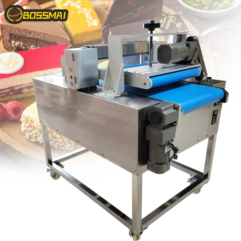 Kitchen Equipment Layer Sponge Cake Slicer Machine Automatic Round Cake Horizontal Cutting Machine