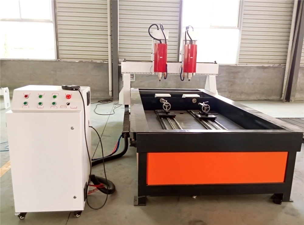 Two Heads CNC Router Machine Price with Rotary Axis