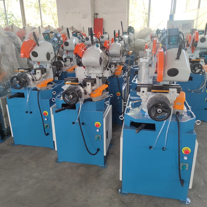 Customized Small Pneumatic Semi-Automatic Vertical Stainless Steel Metal Tube Pipe Cutting Machine