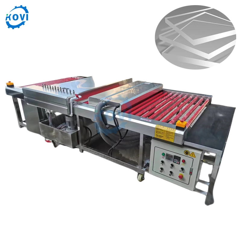 Horizontal Crystal Steel Door Glass Linear Trimming Polishing Machine Furniture Cabinet Door Glass Edging Chamfering Machine Edge Beveling