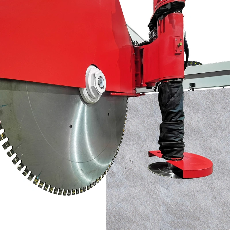 Hualong Machinery Hlqy-1600h Siemens PLC Granite Disc Granite Bridge Saw Horizontal Vertical Blade Marble Block Cutter for Cutting to Slabs