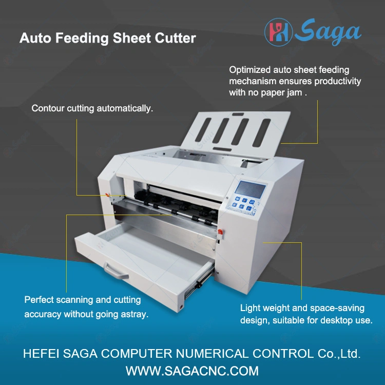 CCD Camera Automatic Contour Cutting Machine High Speed Die Sheet Cutter