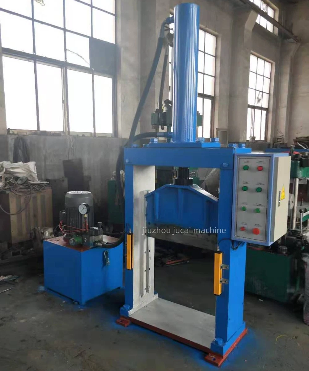 Rubber Hydraulic Vertical Bale Cutter Machine, Plastic Film Cutter, Rubber Slab Cutter, Hydraulic Guillotine Rubber Blade Cutter, Rubber Sheet Cutter Machine