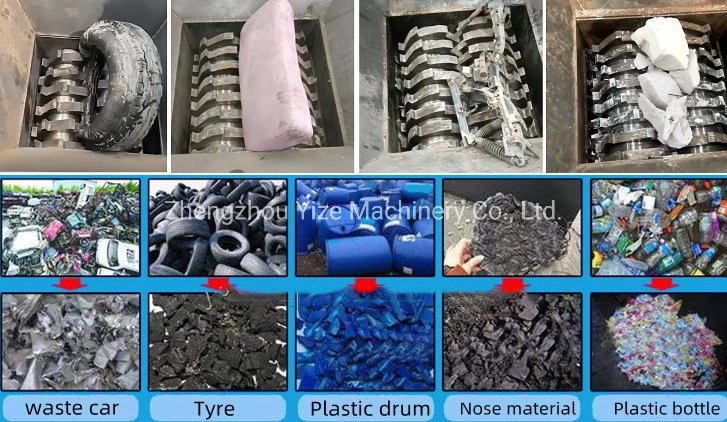 Plastic Shredding Machine Shredded Fabric Memory Foam Pillow Steel Scrap Tire Crusher Crushed Glass Mirror Crushing Machines