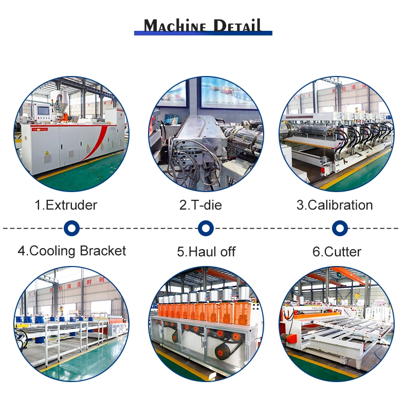 Plastic Extrusion Line/PVC Furniture Board Making Machine