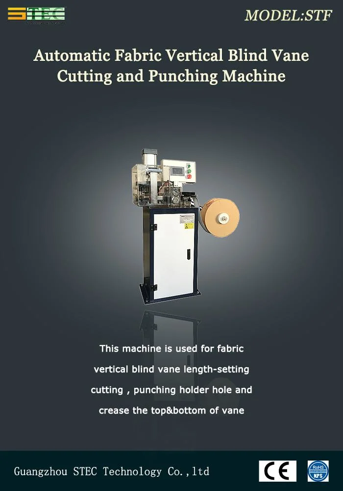 High Quality Vertical Blinds Full Automatic Forming Cutting Punching Creasing Machine