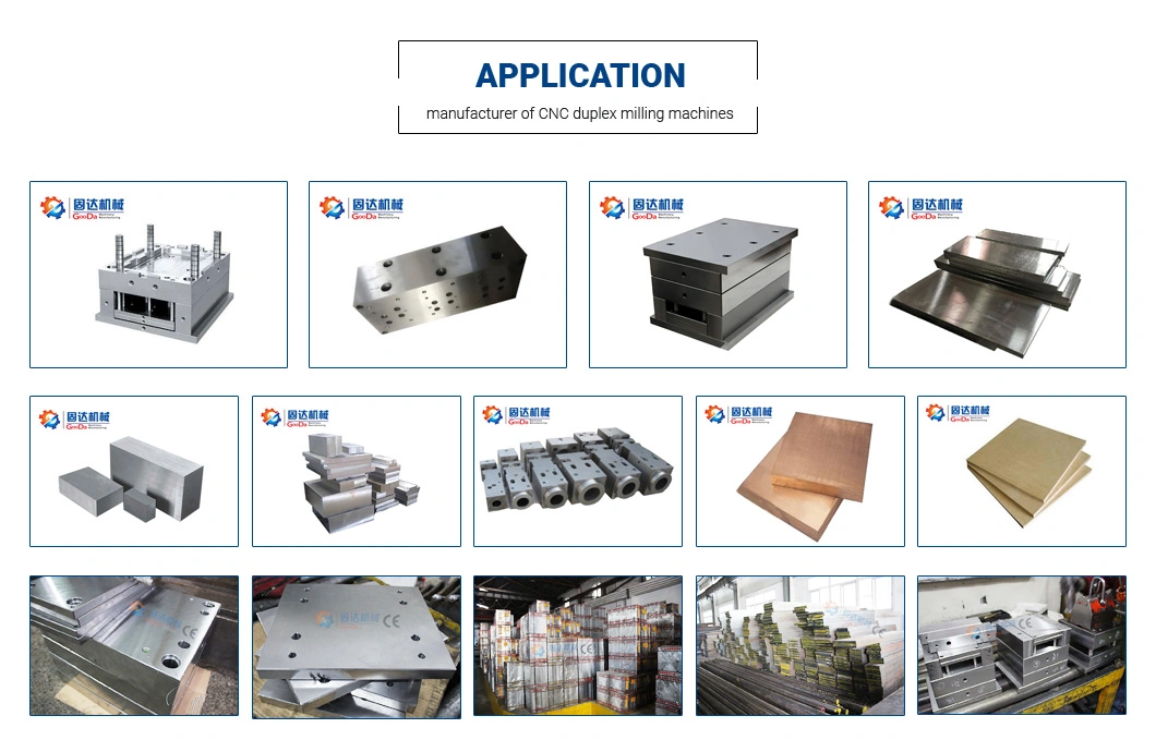 Gooda Machinery-Double Worktable for a&B Workpieces Vertical Milling Machine (High speed/High Quality/VM-8040NC)