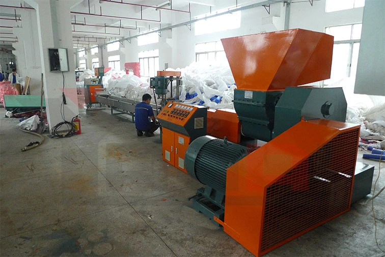 Waste EPE Foam Sheet Pipe Profile Recyclig Pelletizing Granulating Machine