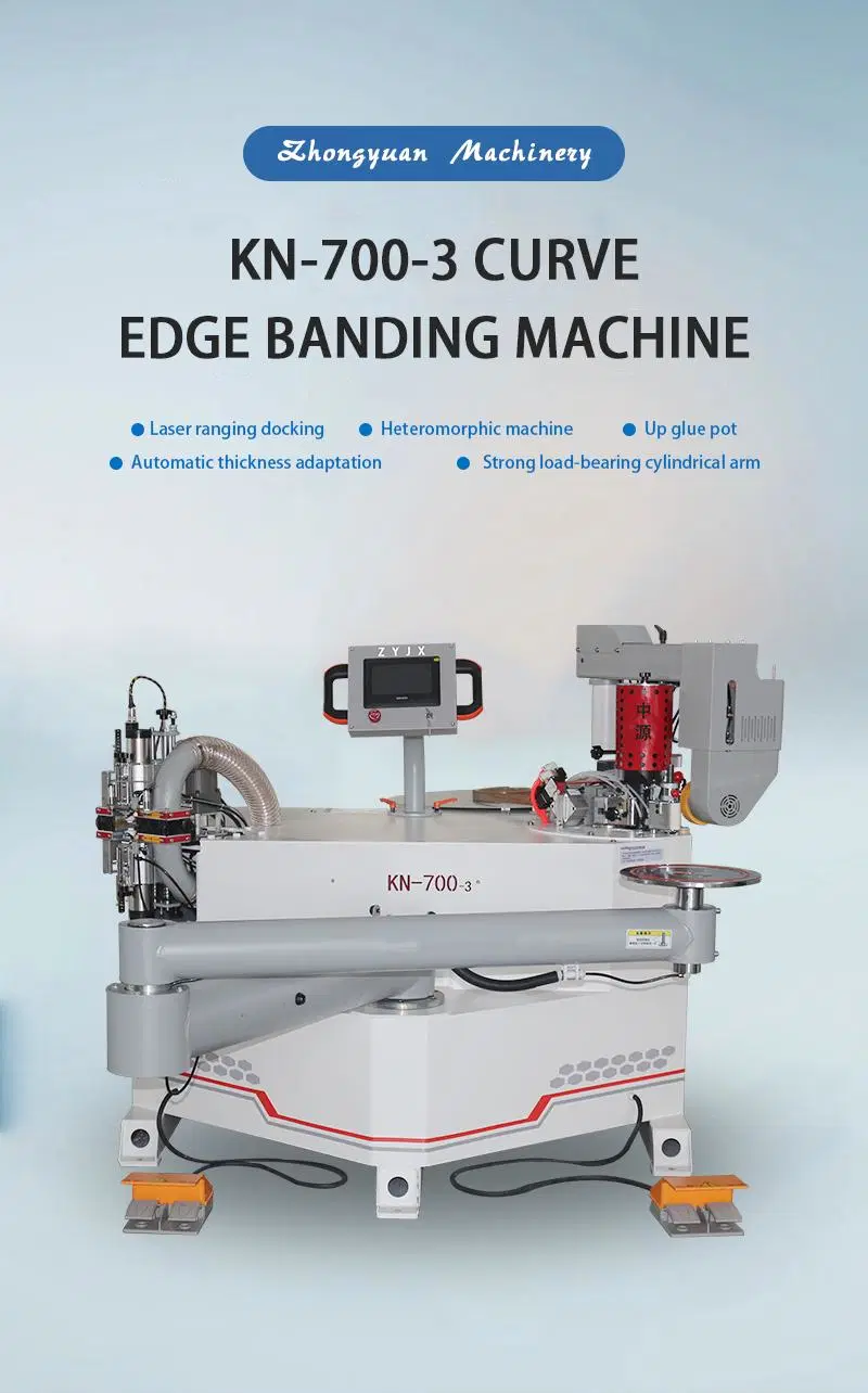 Kn-700-3 Edge Banding Machine Automatic Corner Trimming Machine