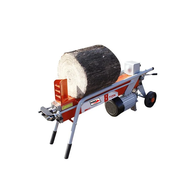 Wood Spilitter Electric 8 Ton Manual Horizontal Hydraulic Log Splitter for Sale