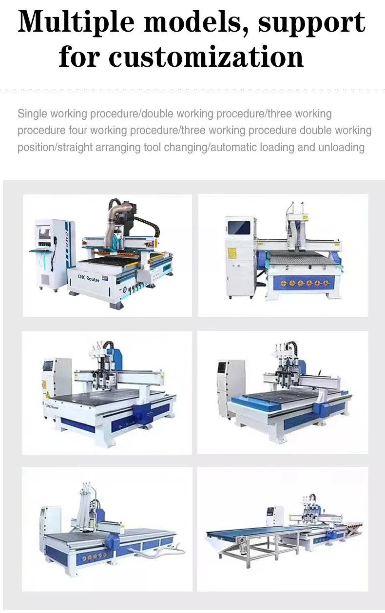 1325/1530 Automatic 3D CNC Router Machine for Woodworking Advertising Cutting Foam Acrylic MDF PVC Carving Furniture Kitchen