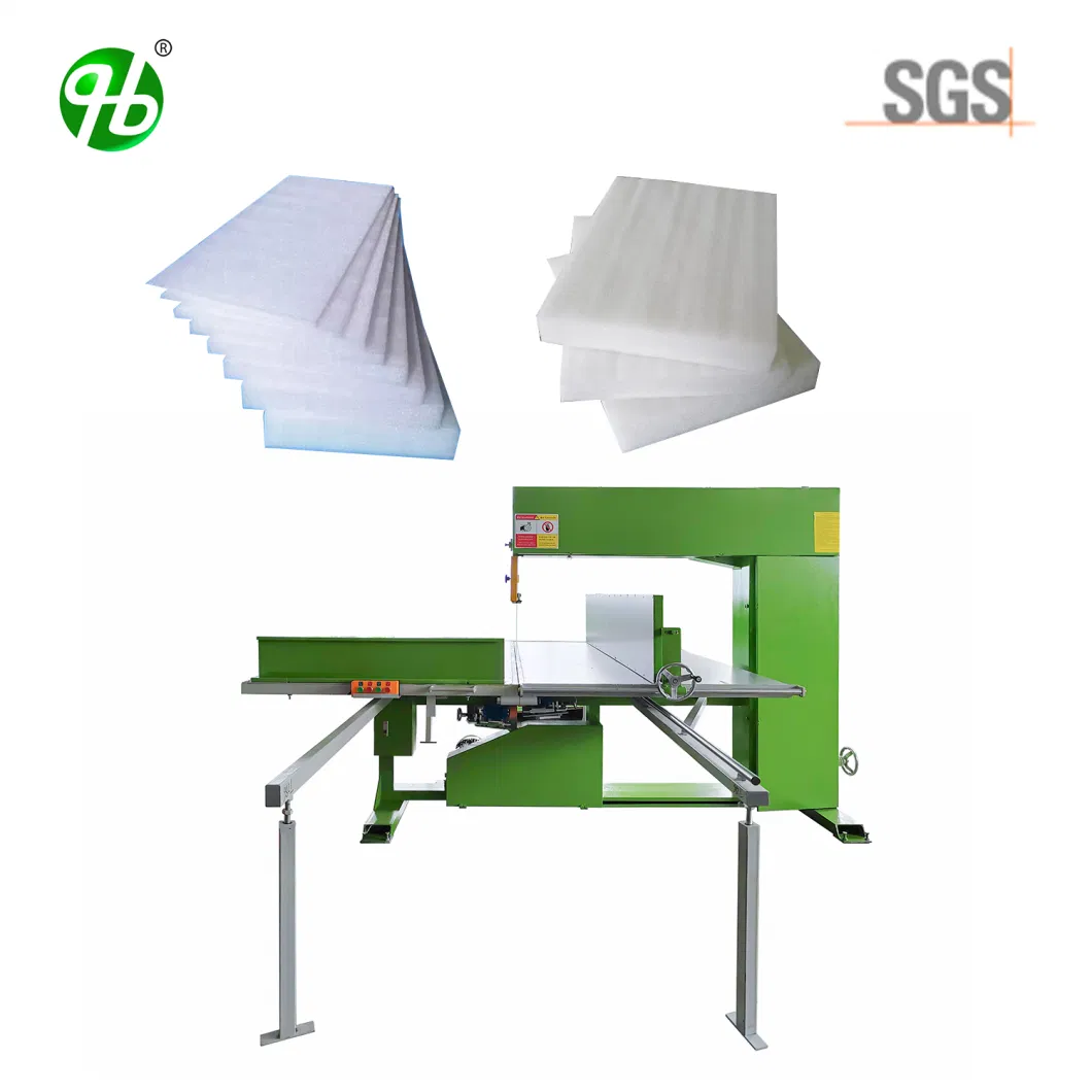 China Manufacturers with EPE Foam Eco Friendly Vertical Cutting Machine