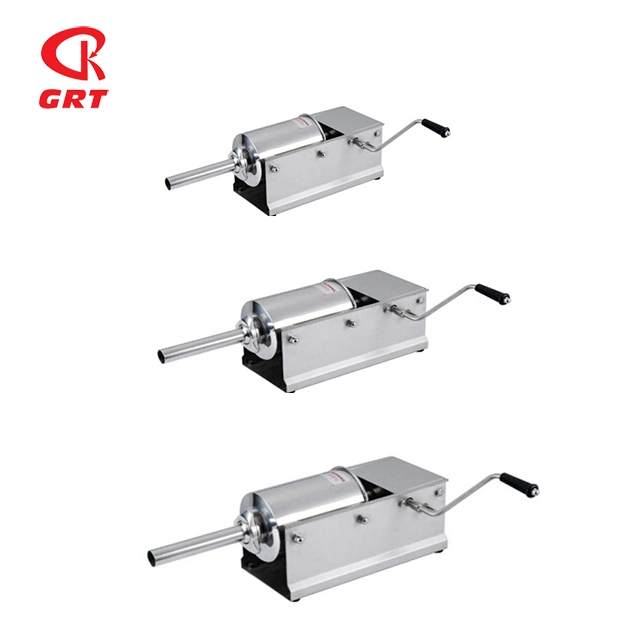 Manual Horizontal Sausage Sttuffer 3 Litres Grt-HSS3 Stainless Steel Horizontal Sausage Filler